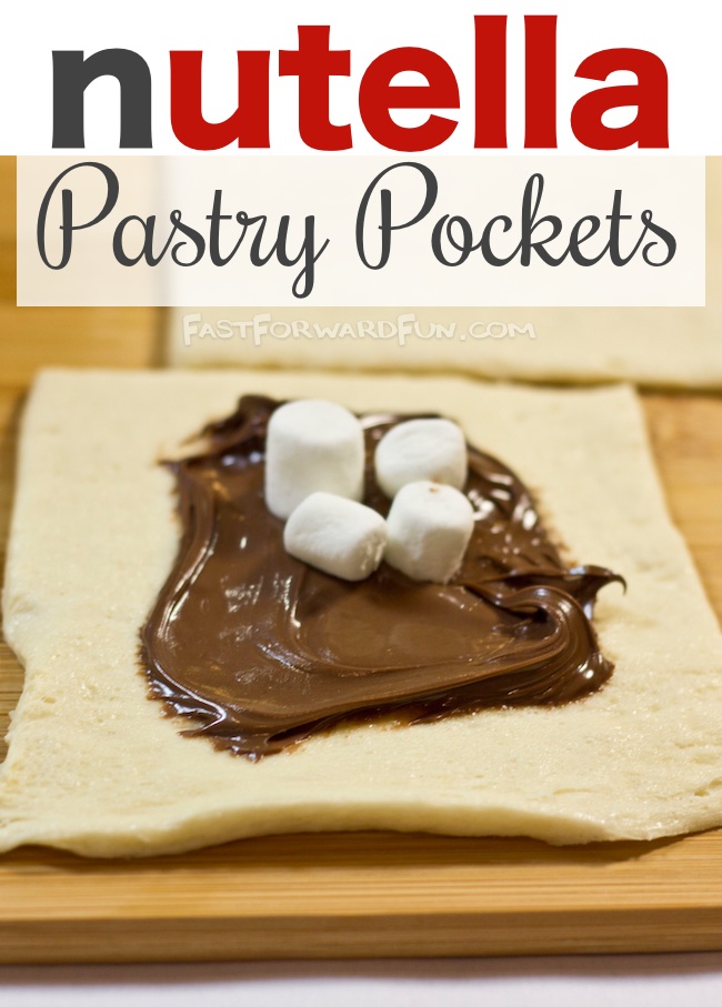 Nutella Puff Pastry Recipe -- SO easy and yummy! (super fun video tutorial and step-by-step photos)