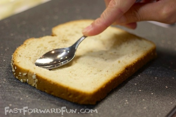 Cheesy Egg Toast -- Kind of like egg in a hole, but better!