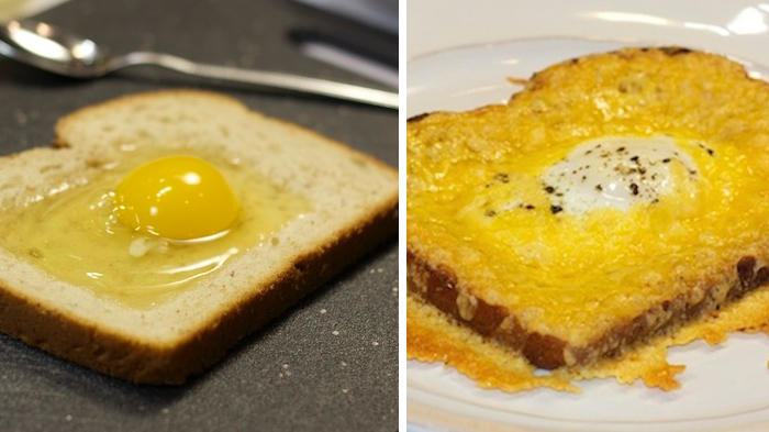 Cheesy Egg Toast