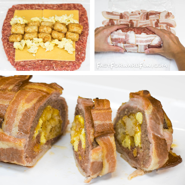Bacon & Sausage Breakfast Roll