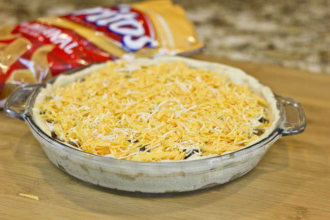Frito Taco Pie made with Pillsbury Crescent rolls! So easy and yummy!!