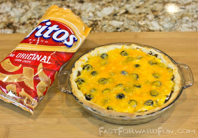 Frito Taco Pie made with Pillsbury Crescent rolls! {super fun video tutorial and step-by-step photos}