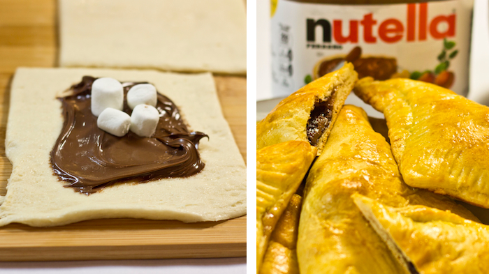 Easy Nutella Pastry Pockets