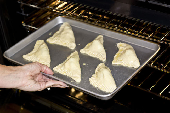 Nutella Pastry Pockets made with Crescent Rolls